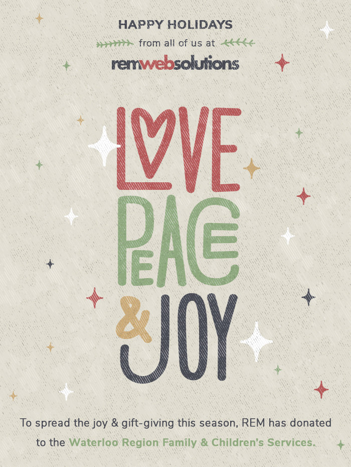 Happy Holidays from REM